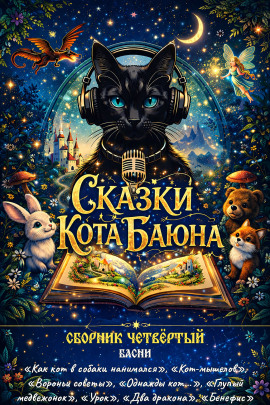 Сказки Кота Баюна. Сборник четвертый. Басни -                   Олеся Емельянова аудиокниги книги бесплатные в хорошем качестве слушать онлайн без регистрации